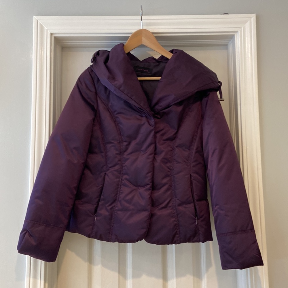 Purple down Parka